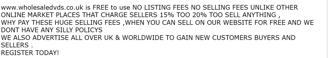 NO SELLING FEES